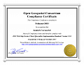 Сертификат 8.0 OGC WMS 1.3.0.