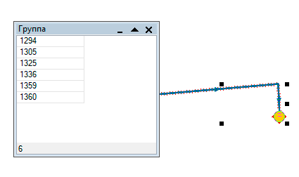 Выделение дублированных объектов с опцией Выделять дубликаты со меньшим ID